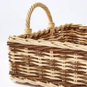 STUDIO MCGEE NWT Woven Rectangular Check Gathering Tray